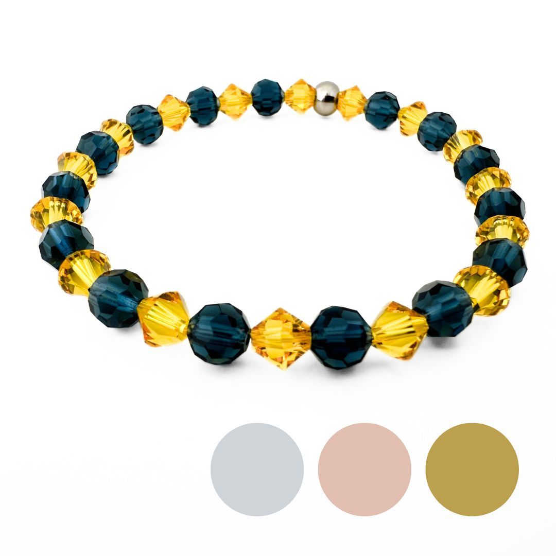 Sonnenblume im Gewitter Armband Pur