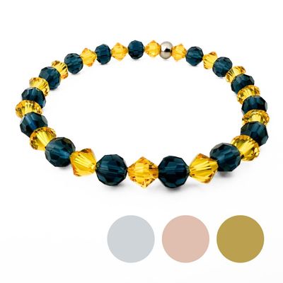 Sonnenblume im Gewitter Armband Pur