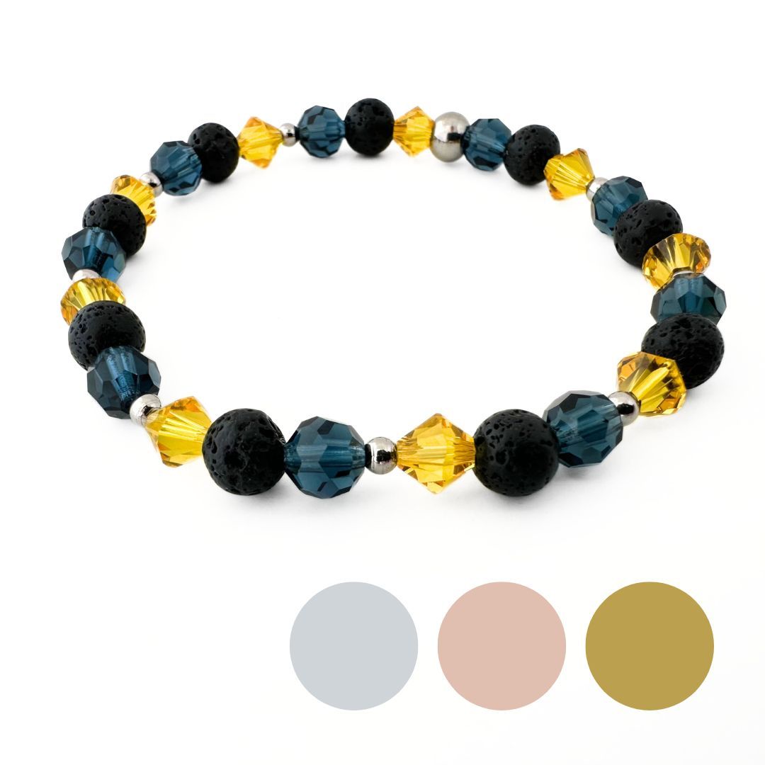 Sonnenblume im Gewitter Charm Armband