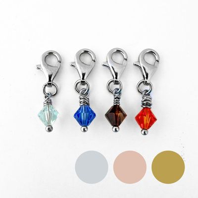 Vier Elemente Kristall Charm 4er Set