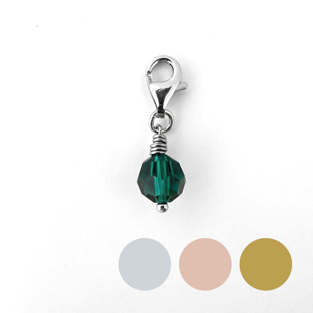 Smaragd XL Kristall - Charm