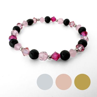 Pink Oktober Charm Armband