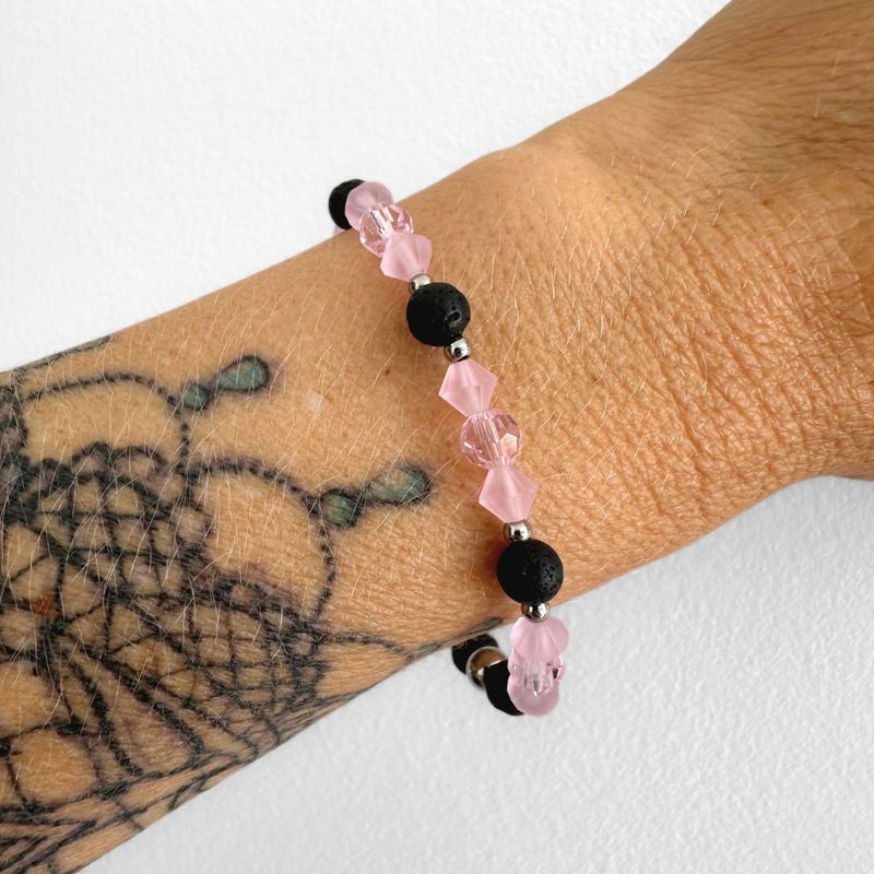 Pink Safir Energie Armband