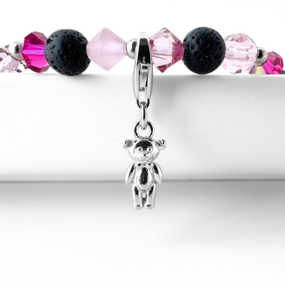 Teddy Charm - silber