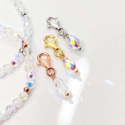 Schimmer Perle Tropfen Charm