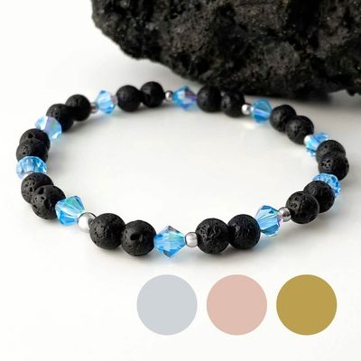 Himmelblau AB Charm Armband