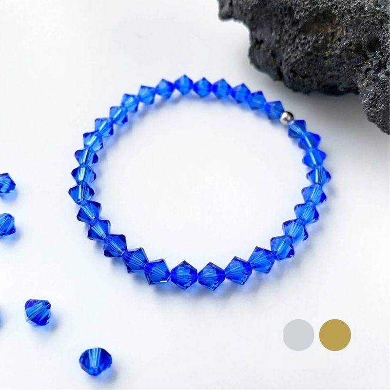 Meeresblau Armband - Pur aus Swarovski Kristallen