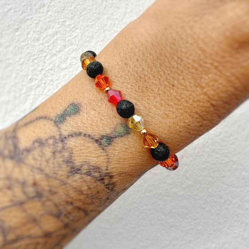 Energie · Doppel Kristall Armband - Wunschfarben