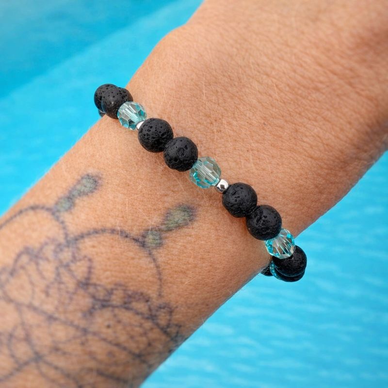 Lanzarote Türkis Charm Armband