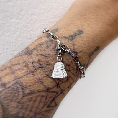 La Graciosa Hut Charm - silber