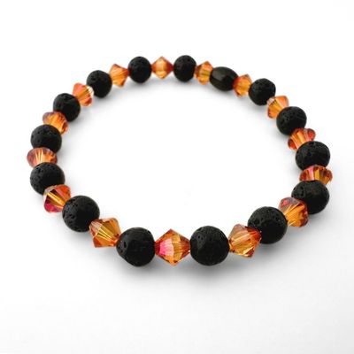 Glühende Lava Armband - abwechselnd