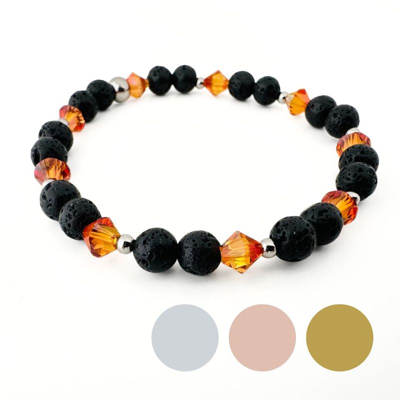 Glühende Lava Charm Armband