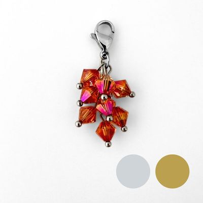 Glühende Lava - Kristall Bündel Charm