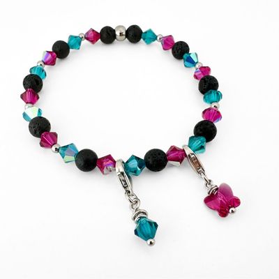 Pinke Buganvilla an der türkisen Lagune Armband