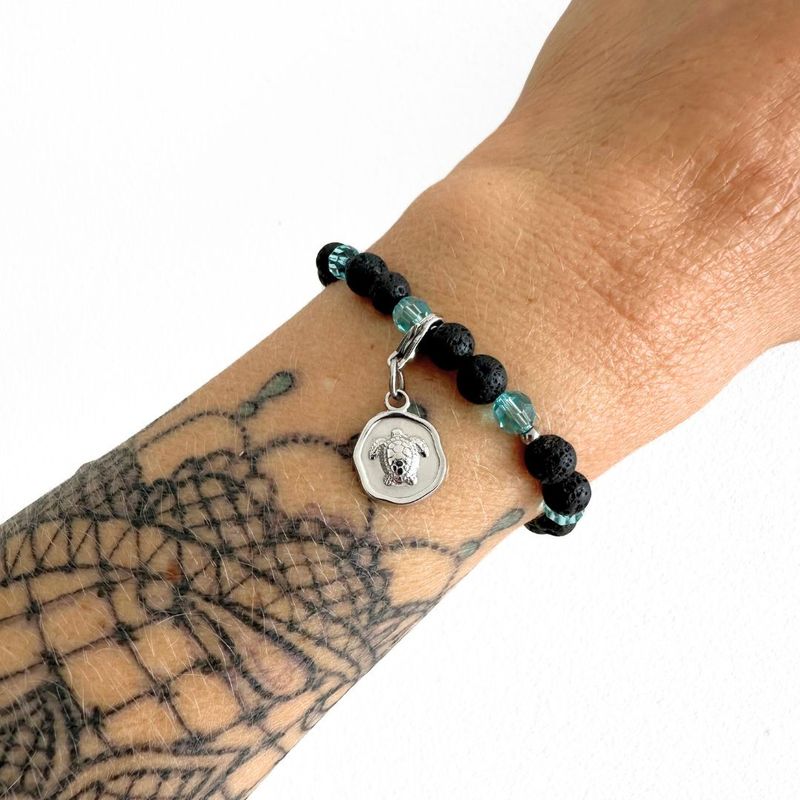 Schildkröte Charm - Edelstahl
