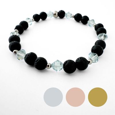 Zartes Hellblau Charm Armband