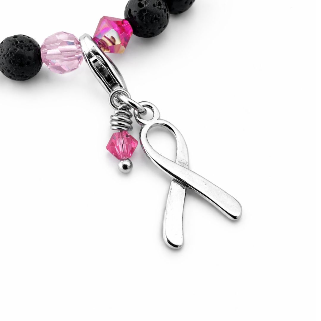 Schleife Charm - silber