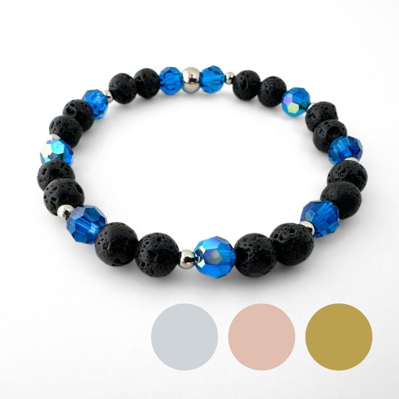 Capri Blau Charm Armband