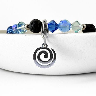 Kleine Guanchen Spirale Charm