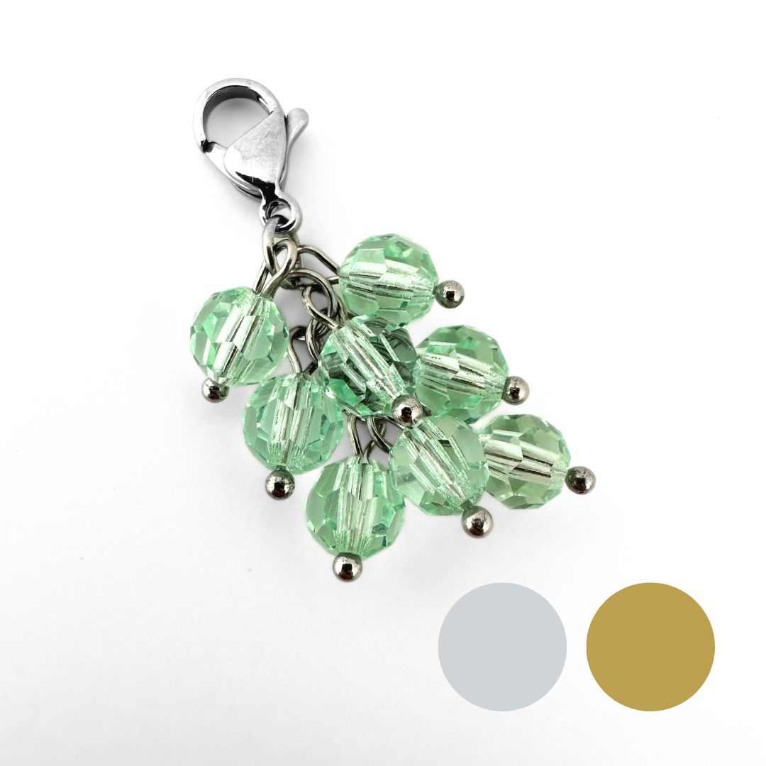 Aloe Vera Grün - Kristall Bündel Charm