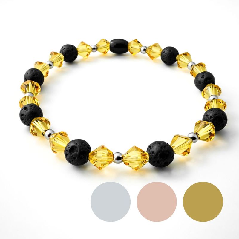 Abendsonne Doppel Kristall Armband