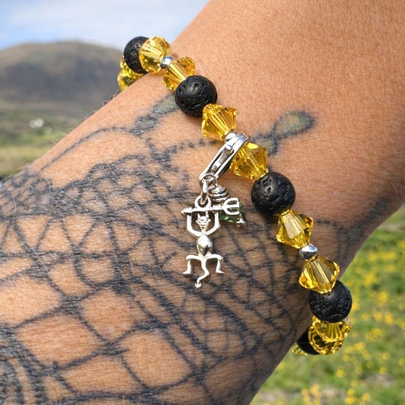 Abendsonne Doppel Kristall Armband