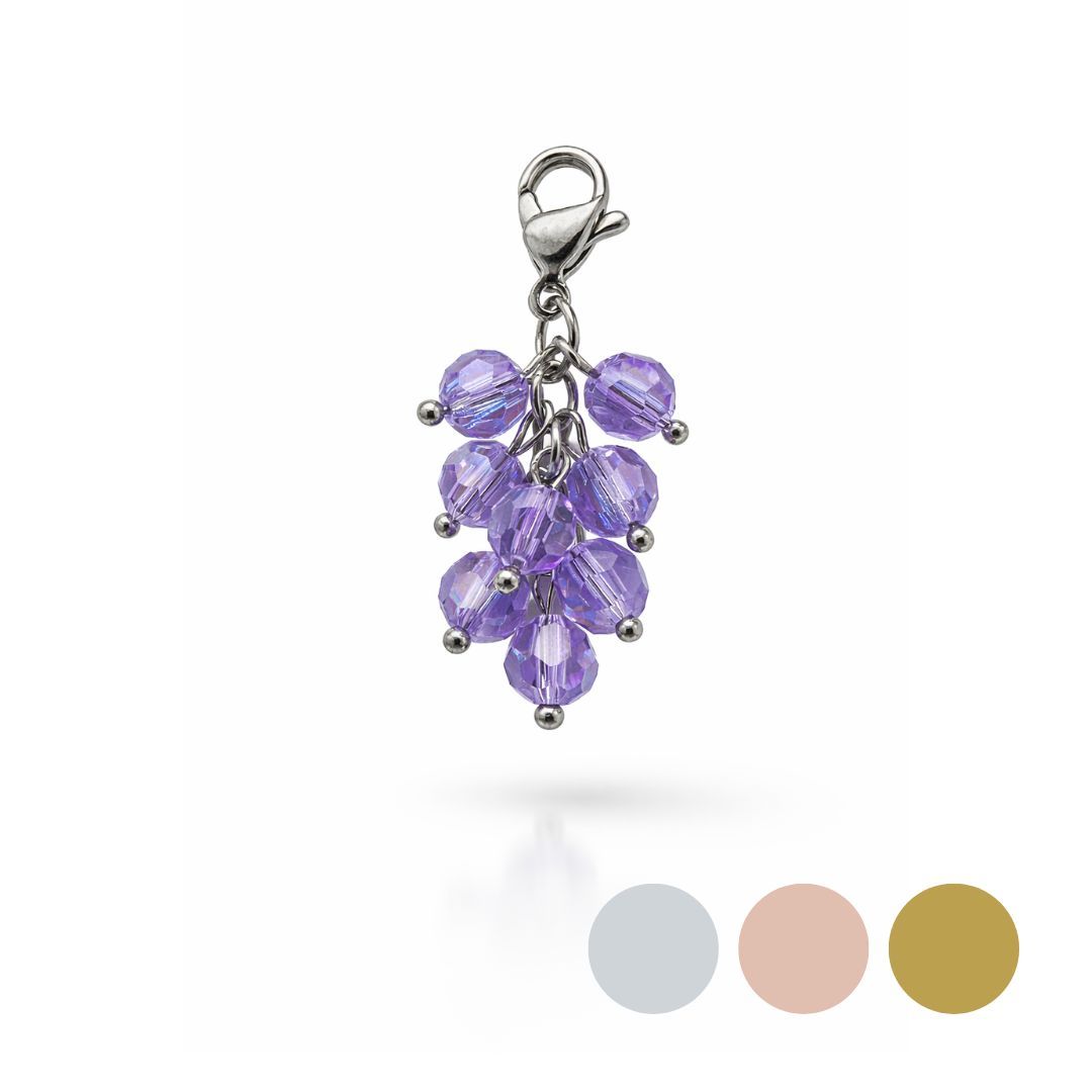 Violet - Kristall Bündel Charm