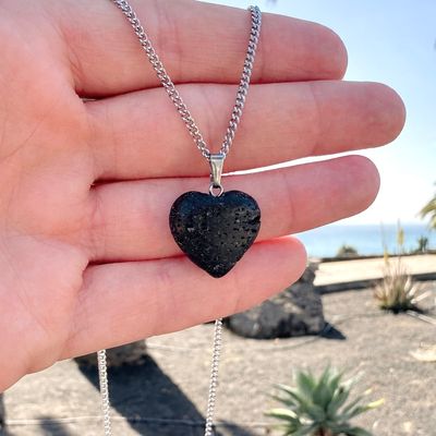Lava Herz mit Kette