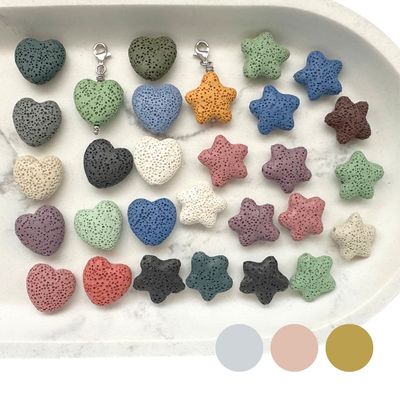 Lava Herz und Stern Charm