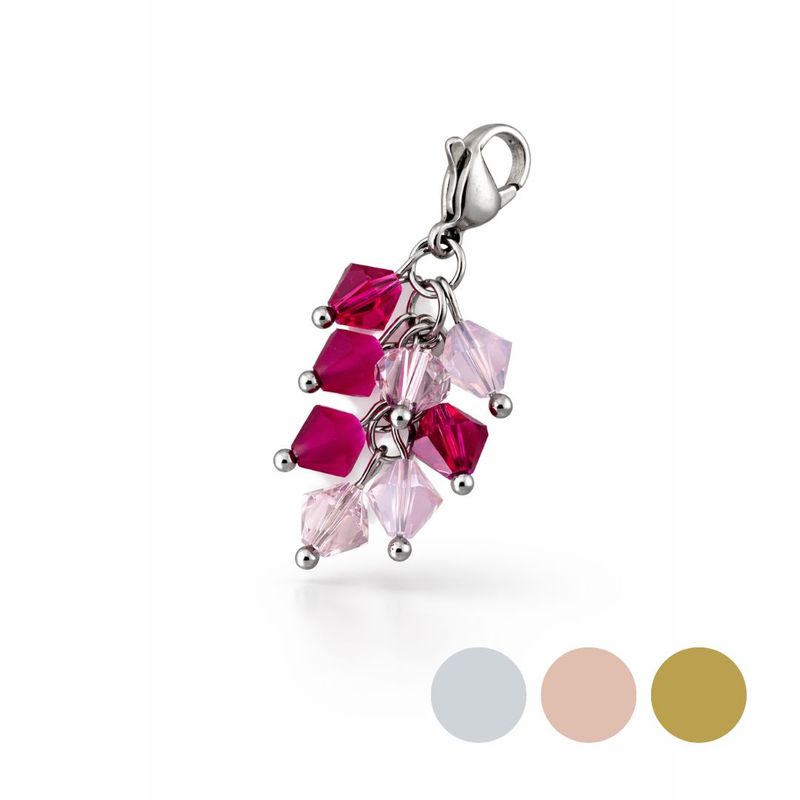 Pink Jubiläum Kristall Bündel Charm