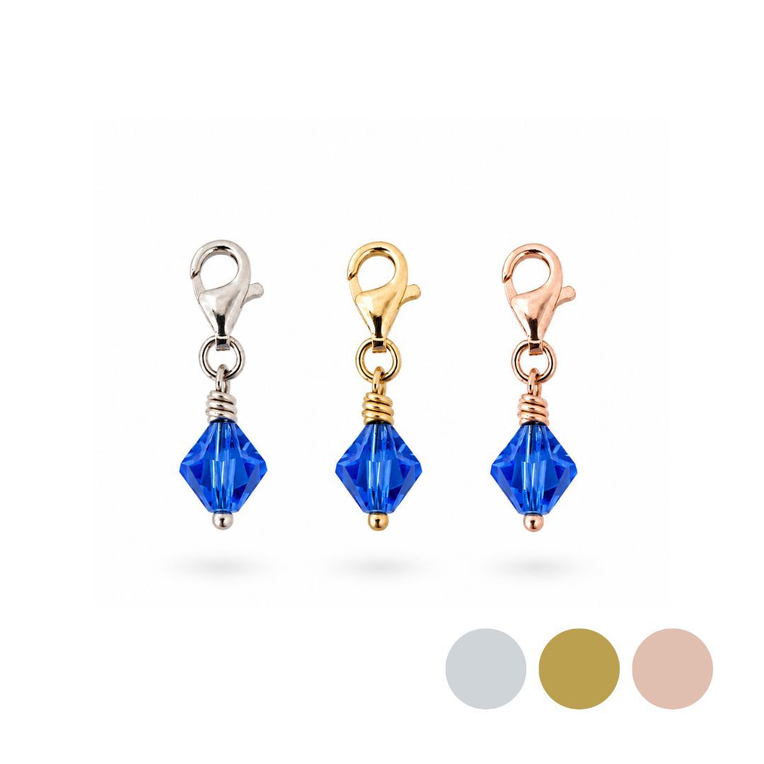Meeresblau XL Kristall - Charm