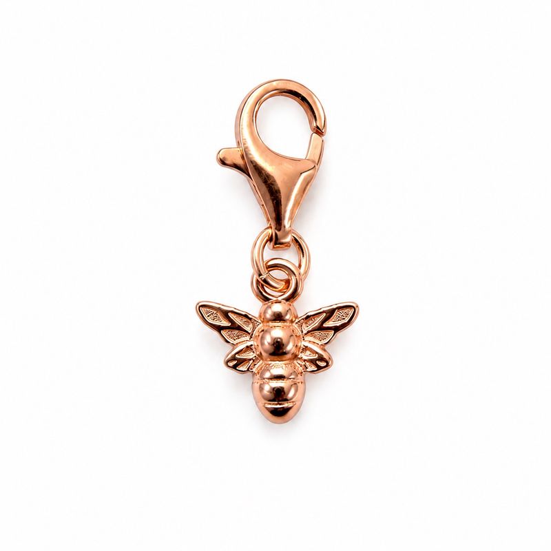 Bienen Charm - roségold