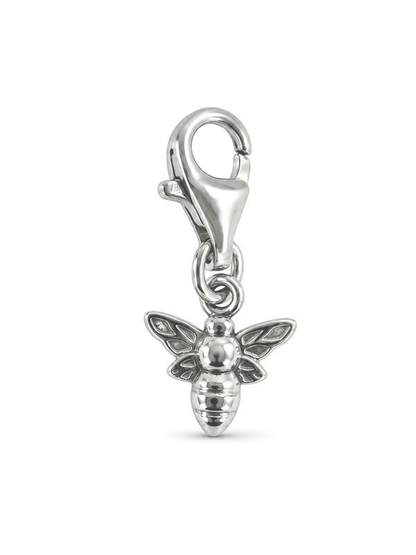 Bienen Charm - silber