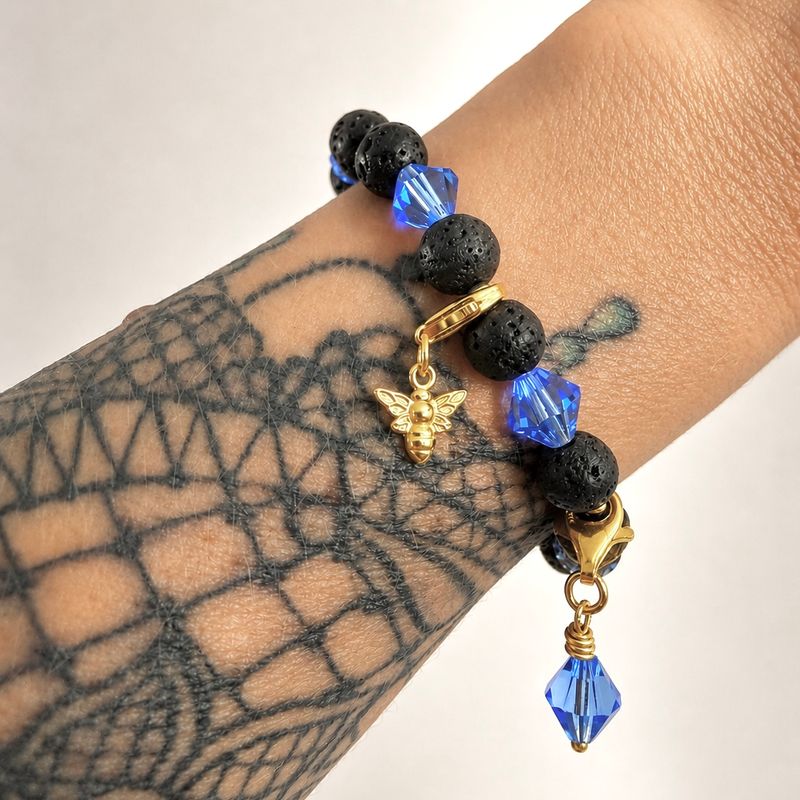 Bienen Charm - gold