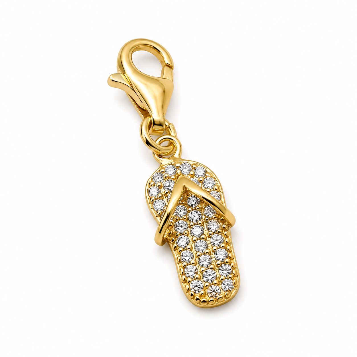 Goldener Flip Flop Charm