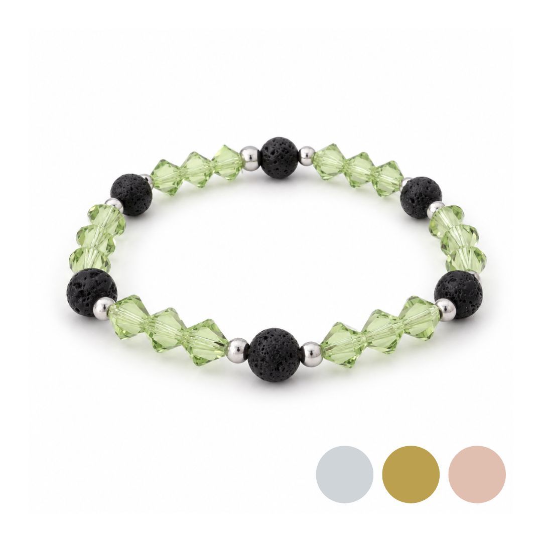 Olivin Grün Energie Armband