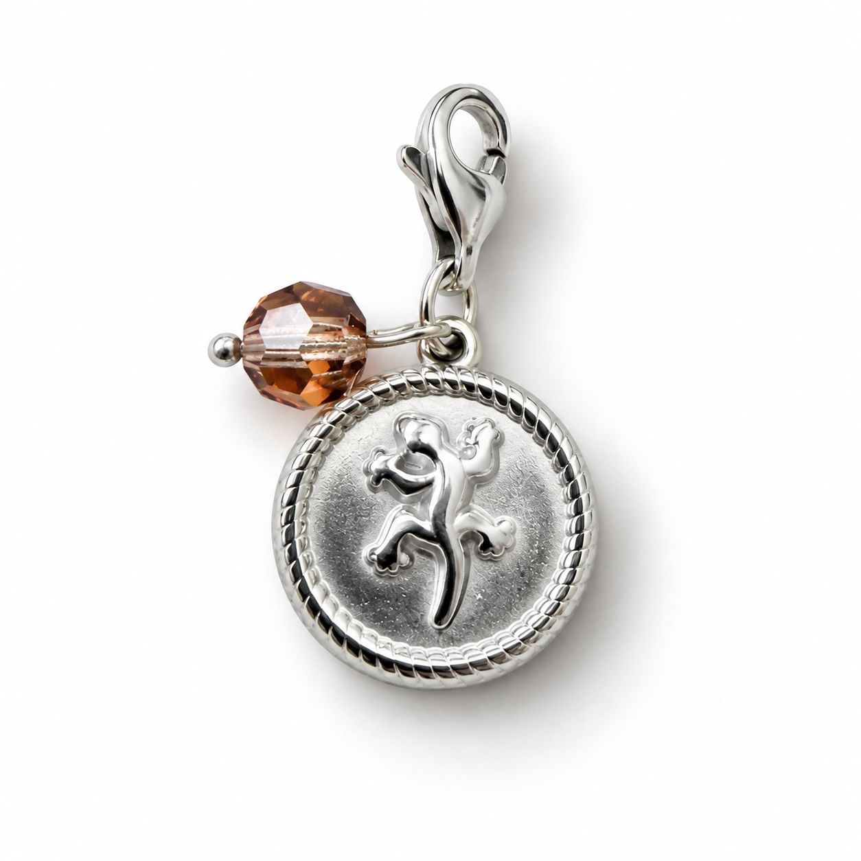 Eidechse Charm - Edelstahl