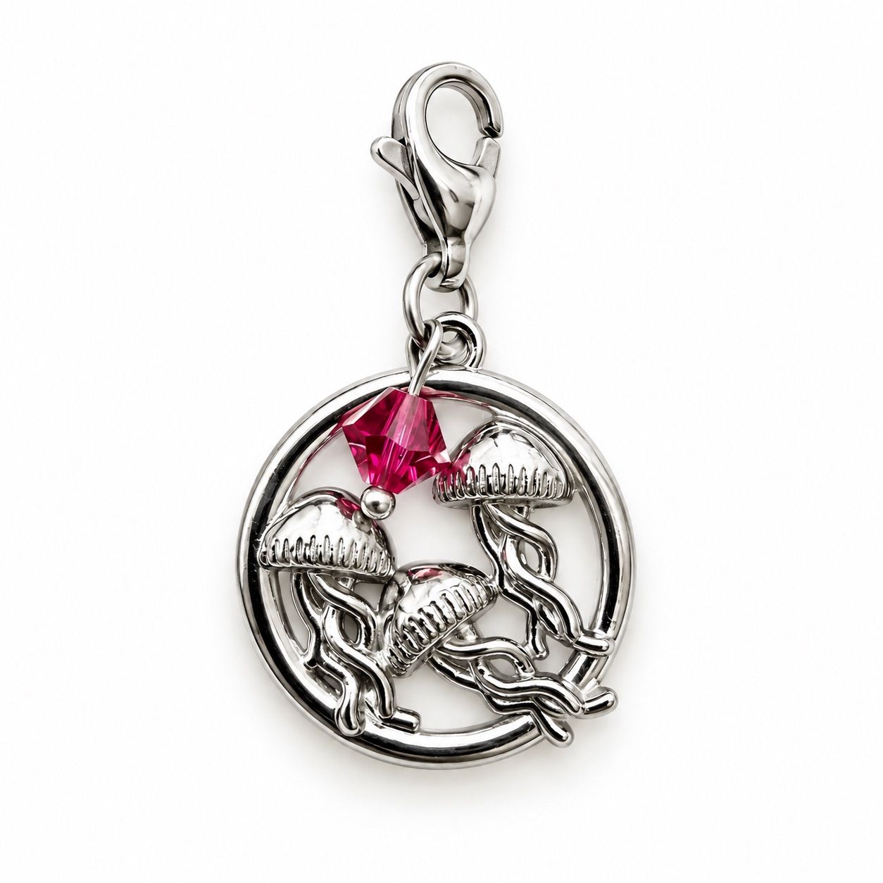 Quallen Charm - Edelstahl
