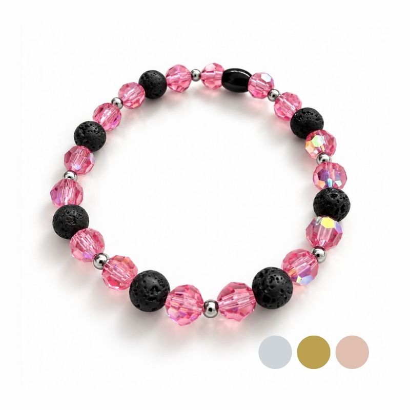 Rose AB Doppel Kristall Armband