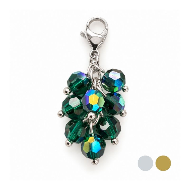 Smaragd AB Kristall Bündel Charm aus Swarovski Kristallen