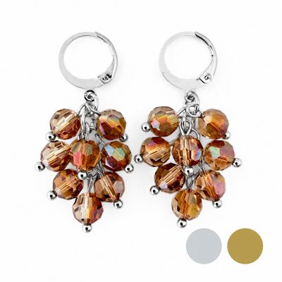 Venus Kristall Bündel Ohrringe aus Swarovski Kristallen