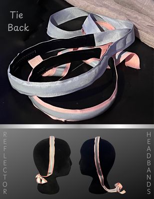 REFLECTOR Tie Back Headband