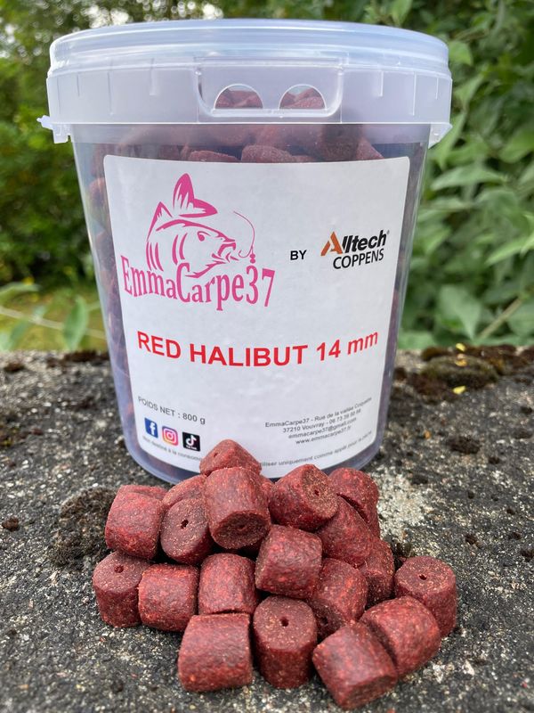 RED HALIBUT 14mm Percé