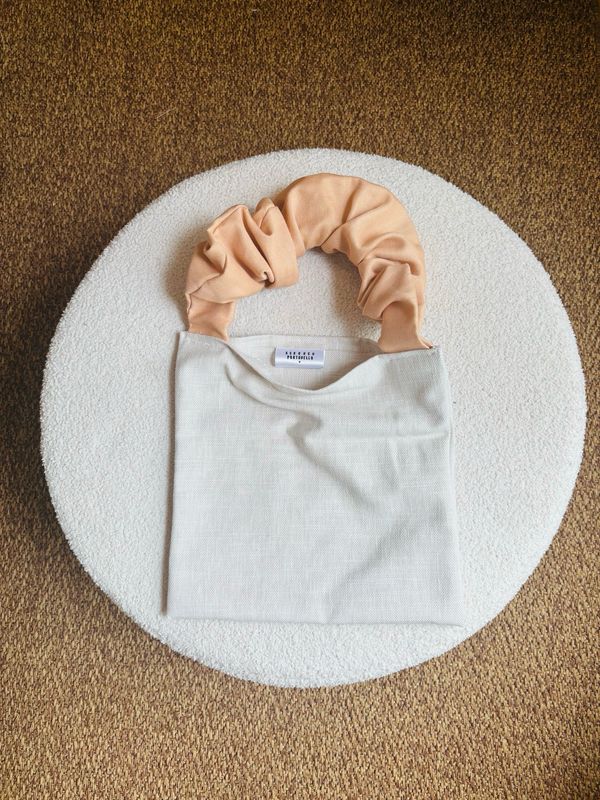 Peach SCRUNCH Bag