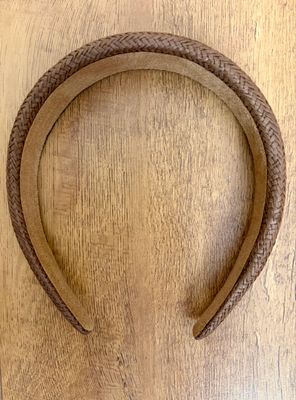 The Woven Headband - Chocolate