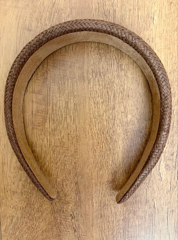 The Woven Headband - Chocolate