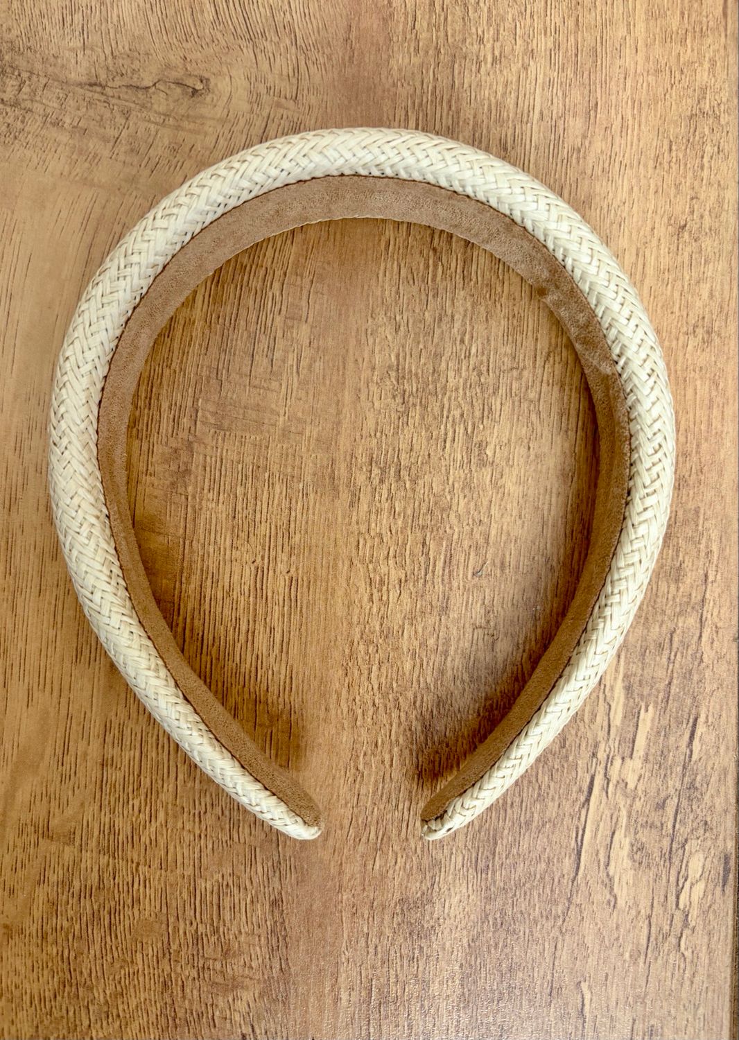 The Woven Headband- Chalk