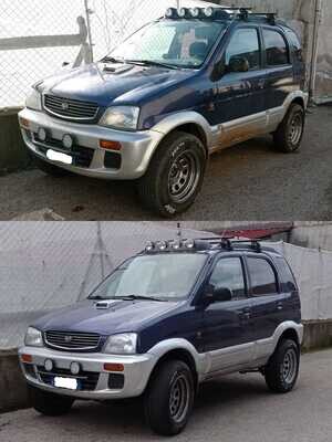 LIFT KIT - KIT RIALZO +4 DAIHATSU TERIOS I dal 1997 al 2006