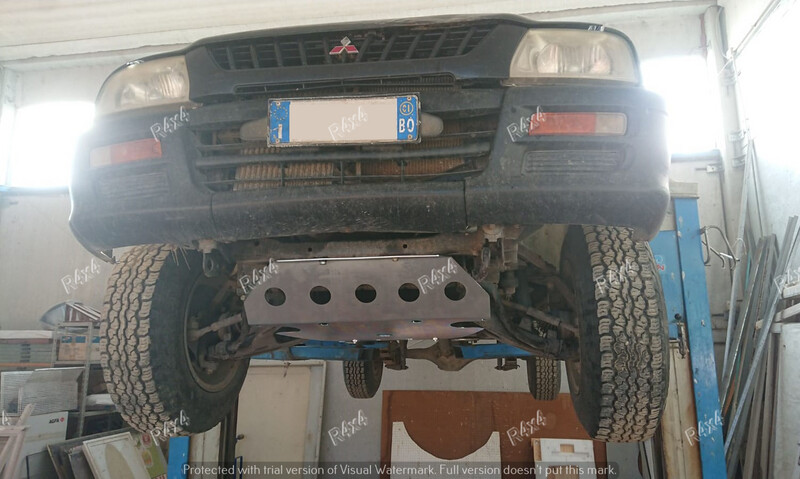 ​SKID PLATE - SLITTA PROTEZIONE PARAMOTORE MITSUBISHI L200 dal 1992 al 2005