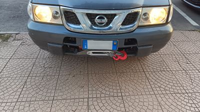 KIT PIASTRE MONTAGGIO VERRICELLO NISSAN TERRANO ( PER PARAURTI ORIGINALE)